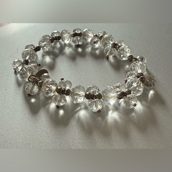 🔮 Cookie Lee Crystal Beaded Bracelet with Healing Hemitite Spacers - Picture 4 of 6